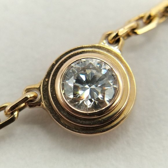 CARTIER D'AMOUR NECKLACE Diamond 18K Rose Gold - Picture 8 of 14